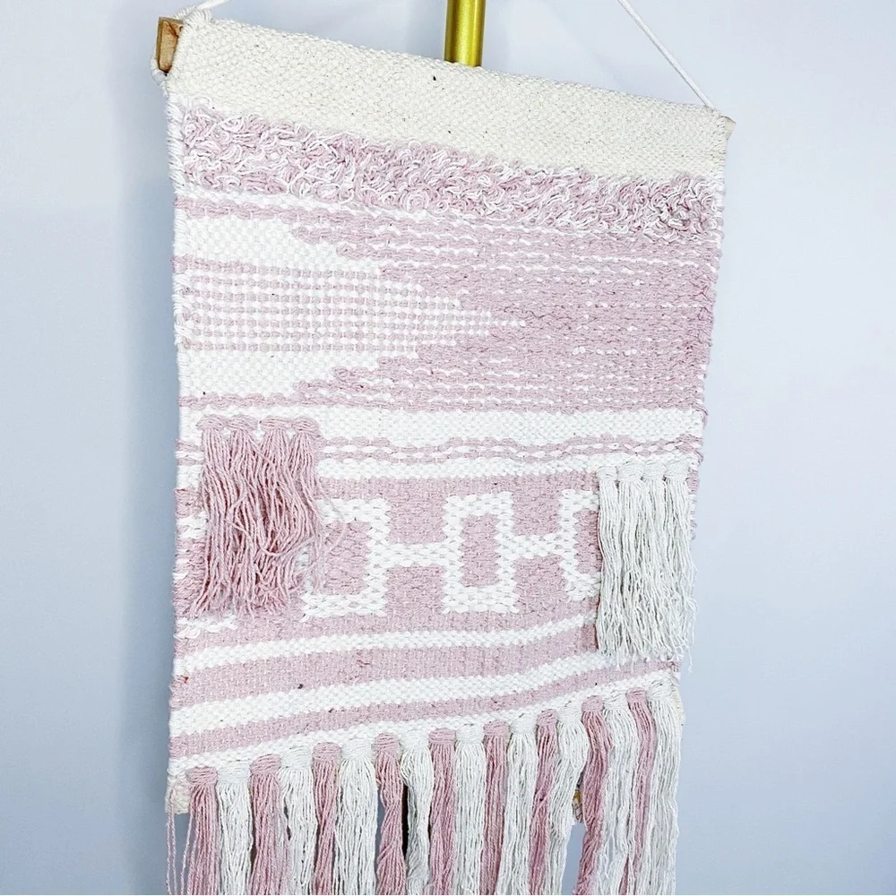 Natural/Rose Combo Wall Hanging - Picture 2 of 3